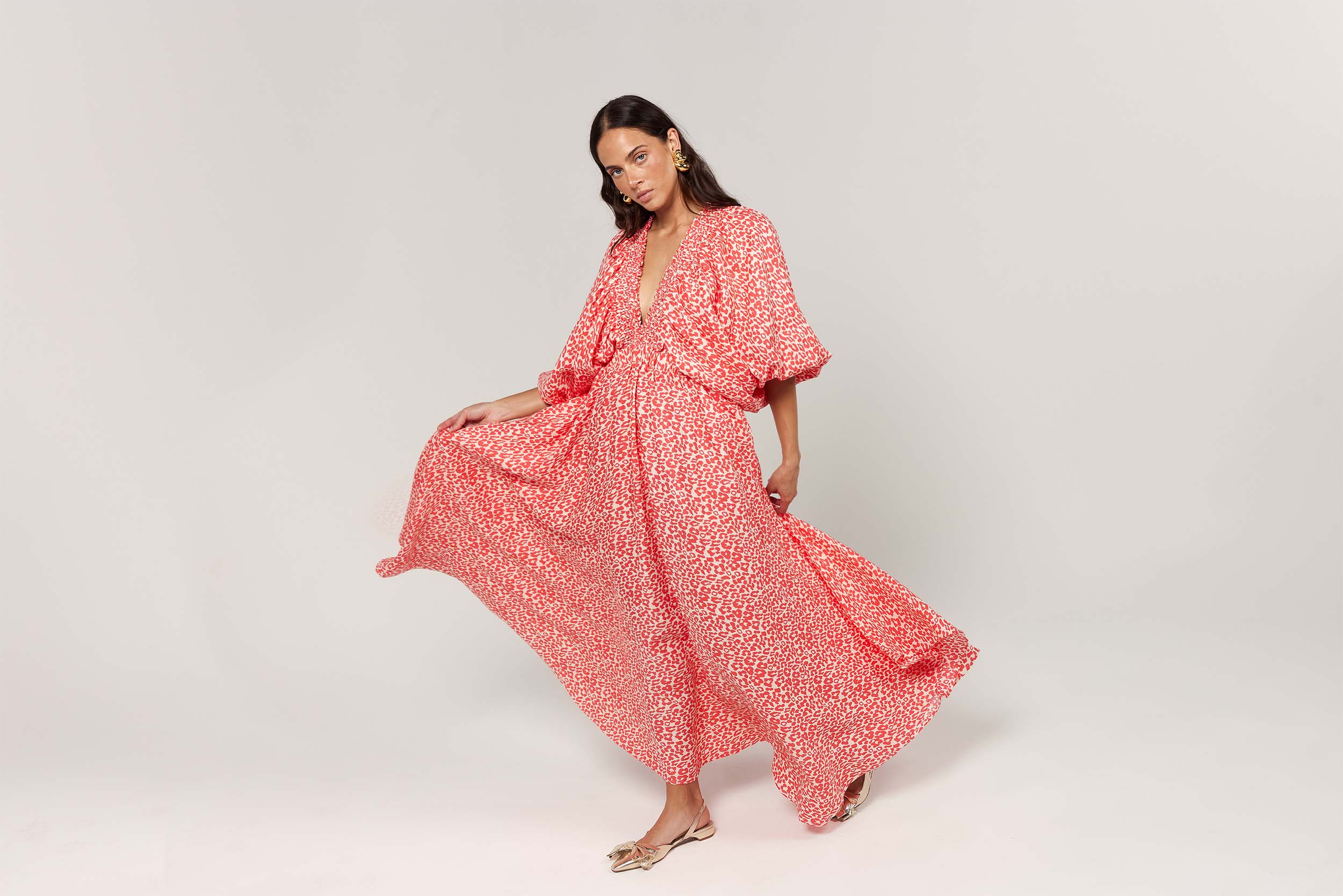 La Bohème Girls Aurèlie Coral Oat Leopard