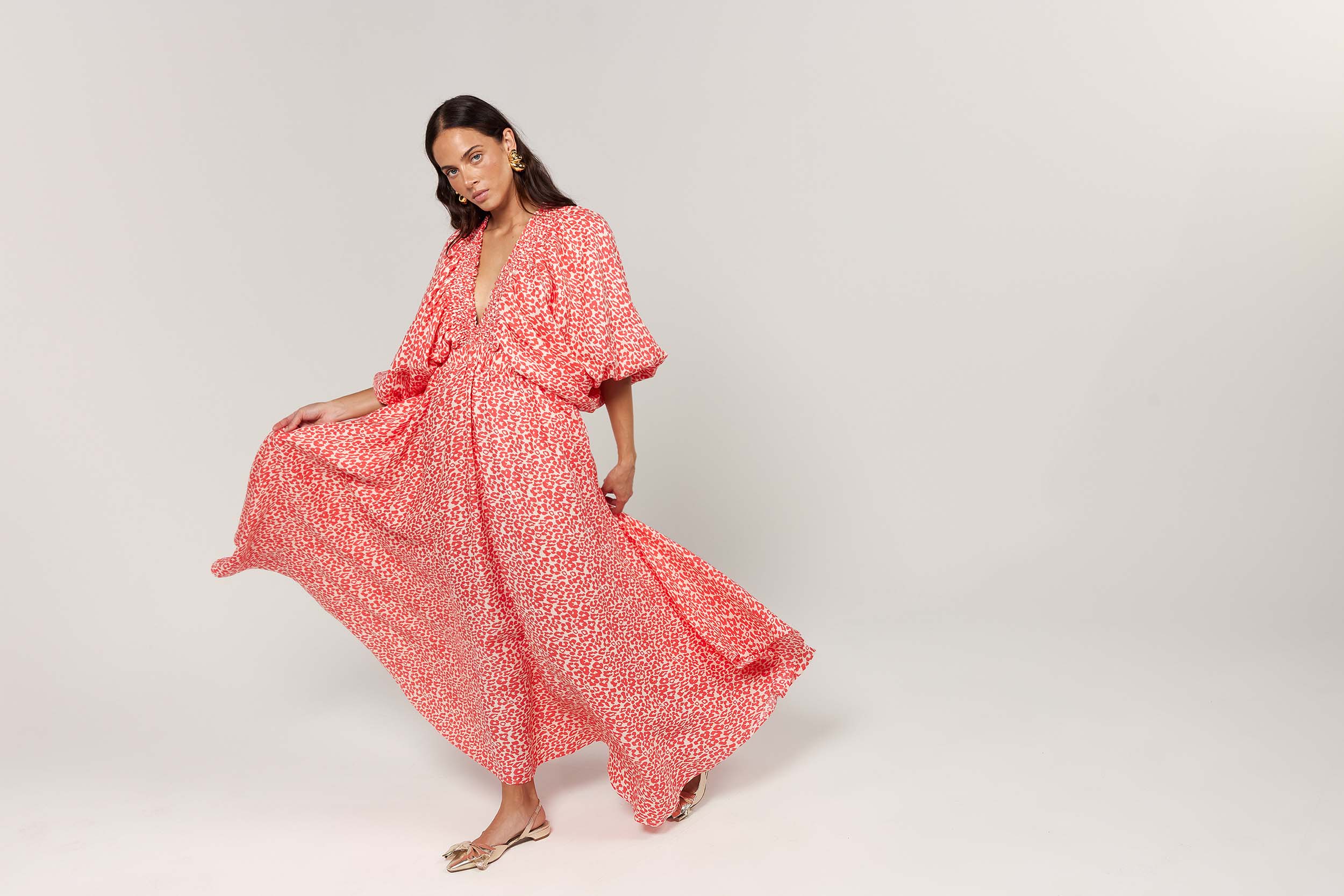 Aurèlie Coral Oat Leopard at La Bohème Lifestyle
