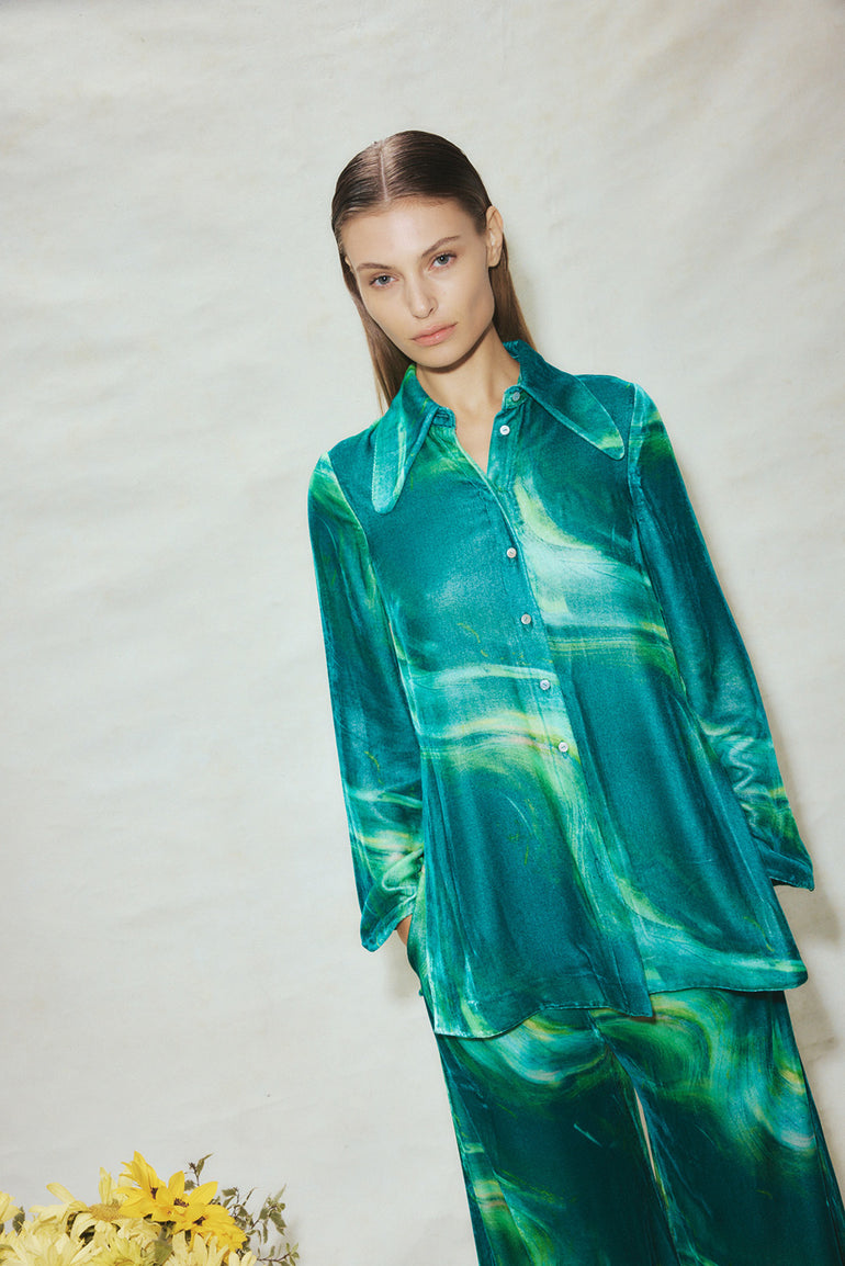 Alemais Felix Velvet Blouse