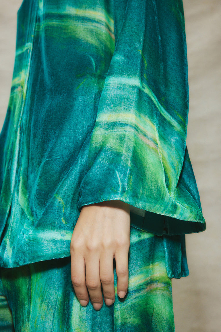 Alemais Felix Velvet Blouse