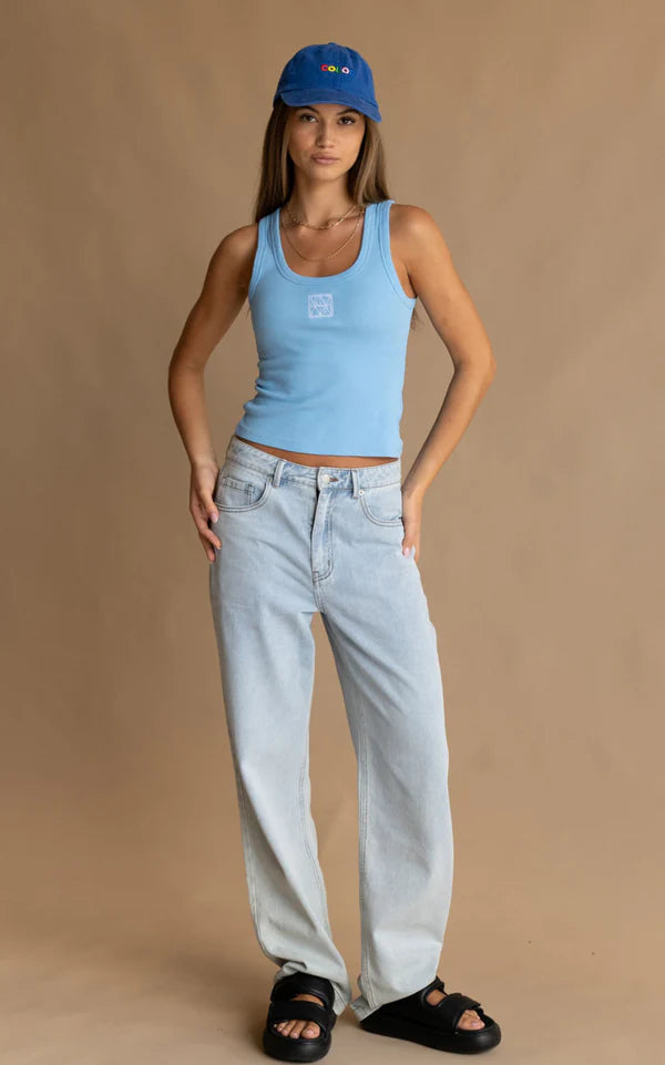 Araminta James Classic Tank Periwinkle