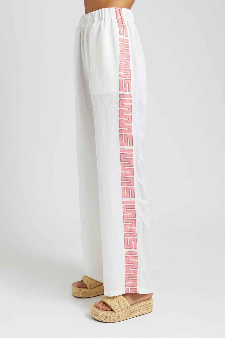 Summi Summi Linen Pants White