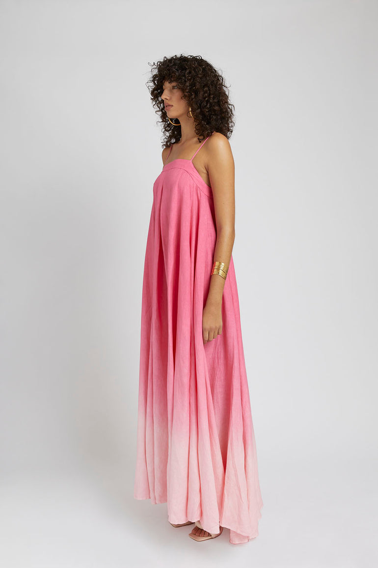 Summi Summi Bloom Maxi Dress Pink Fade