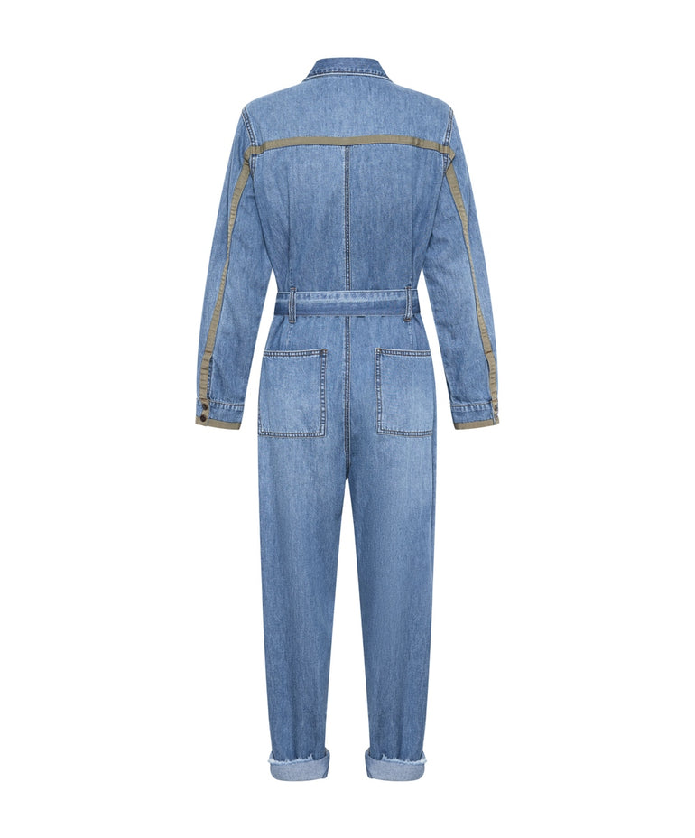 One Teaspoon Ciao Blue Claudia Overall