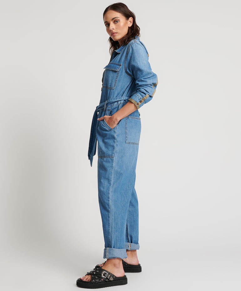One Teaspoon Ciao Blue Claudia Overall