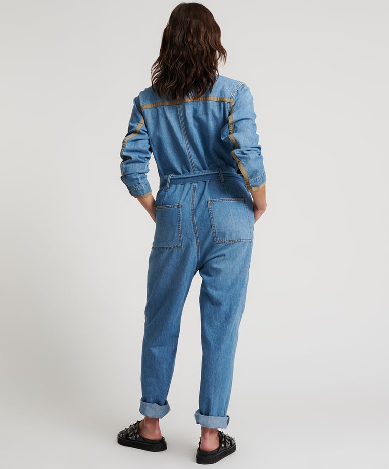 One Teaspoon Ciao Blue Claudia Overall