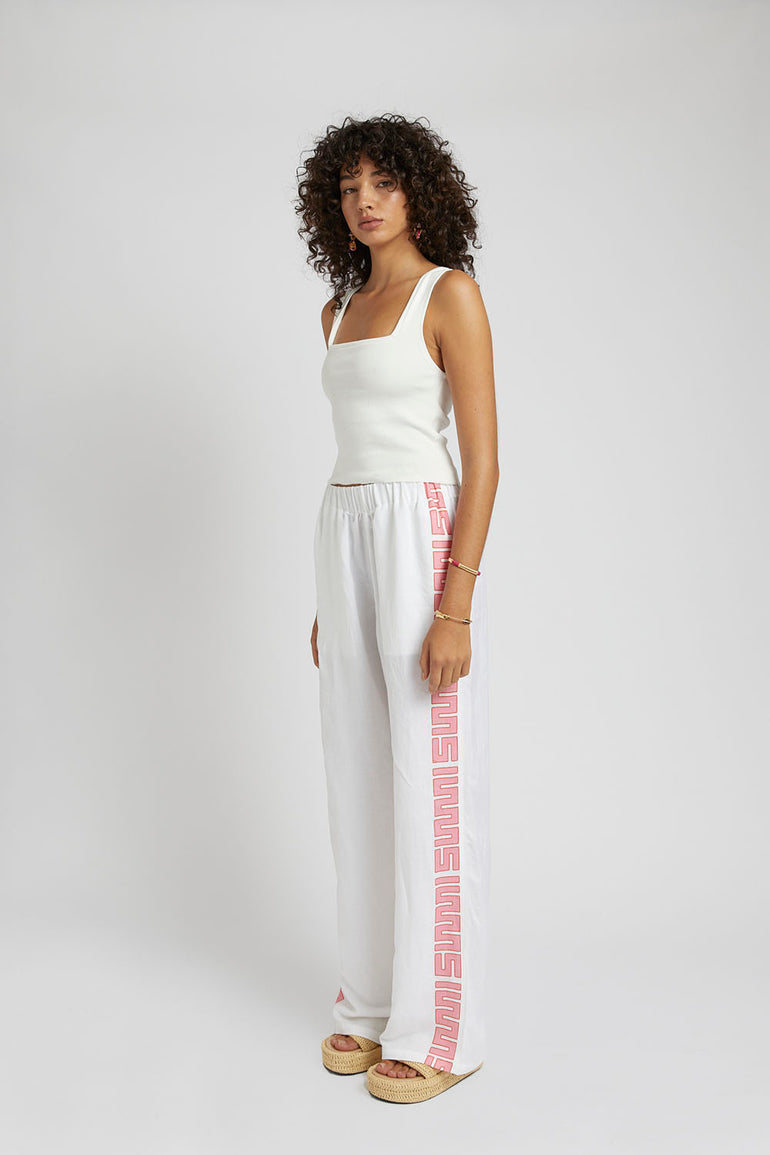 Summi Summi Square Tank Top White Sand