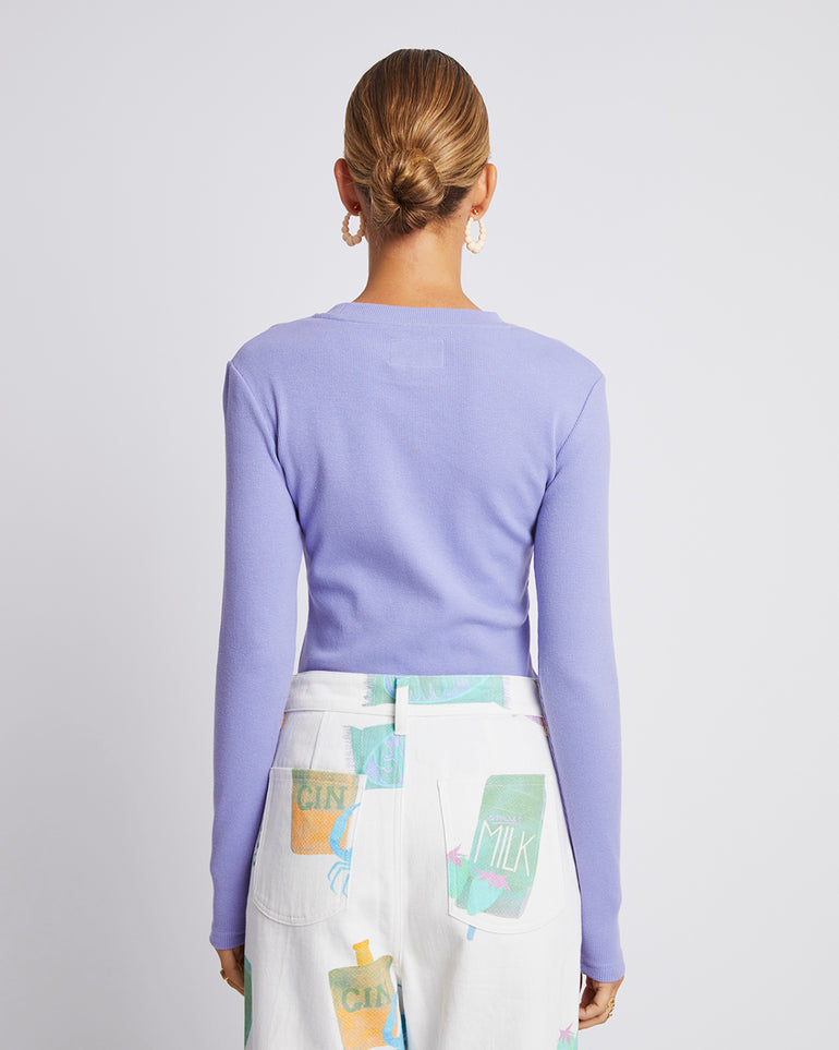 Summi Summi Long Sleeve Top Lilac