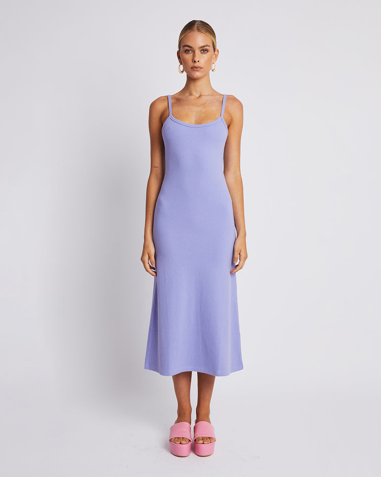 Summi Summi A Line Midi Dress Lilac