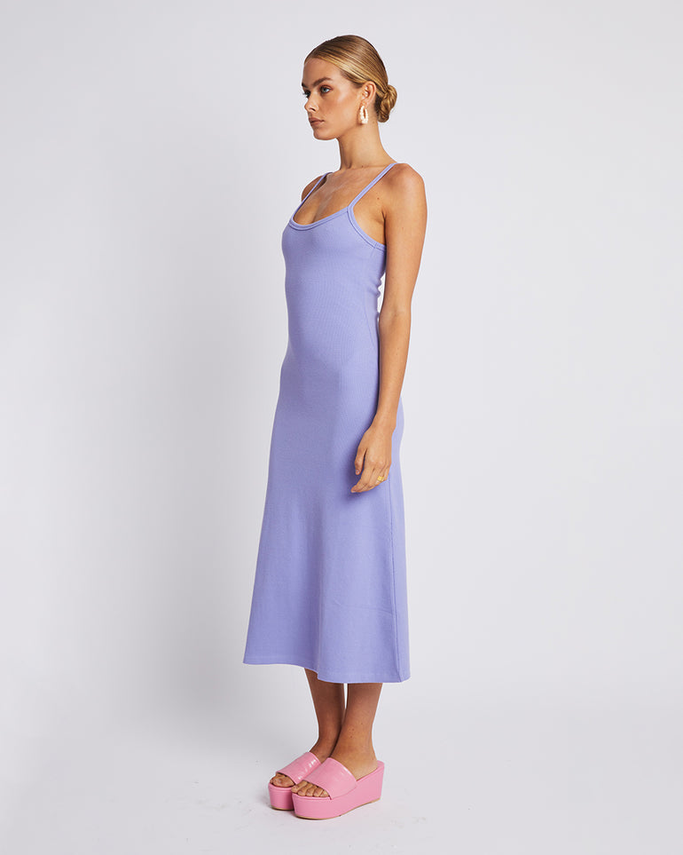 Summi Summi A Line Midi Dress Lilac
