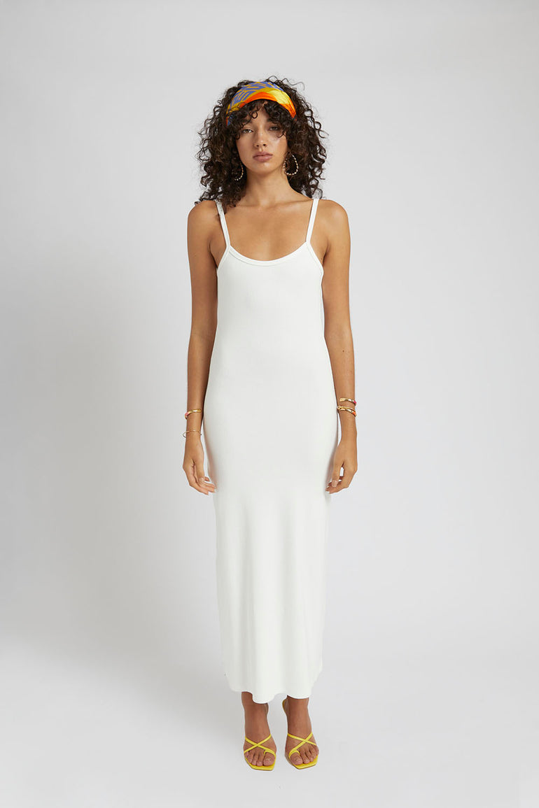 Summi Summi Backless Maxi Dress White Sand