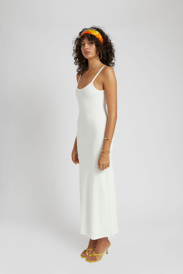 Summi Summi Backless Maxi Dress White Sand