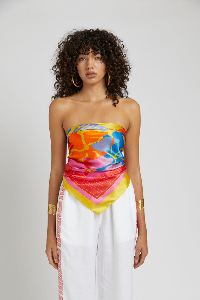 Summi Summi Silk Scarf Melted Blooms