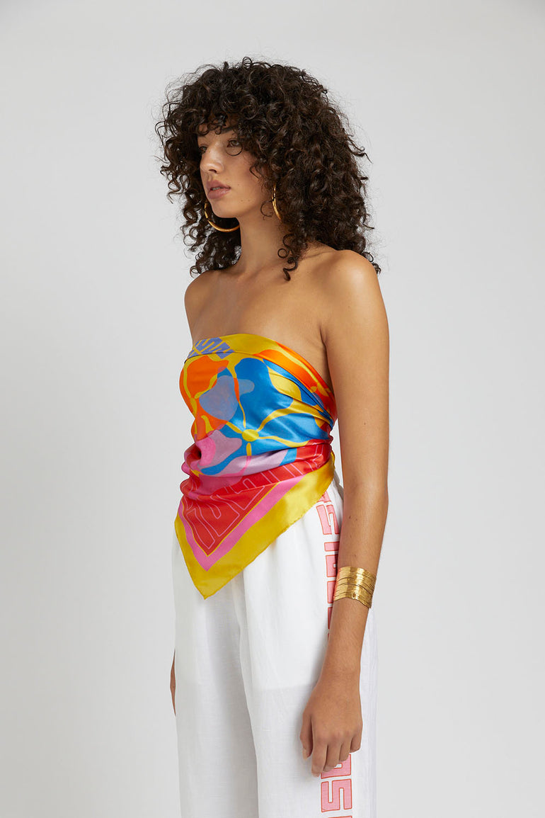Summi Summi Silk Scarf Melted Blooms