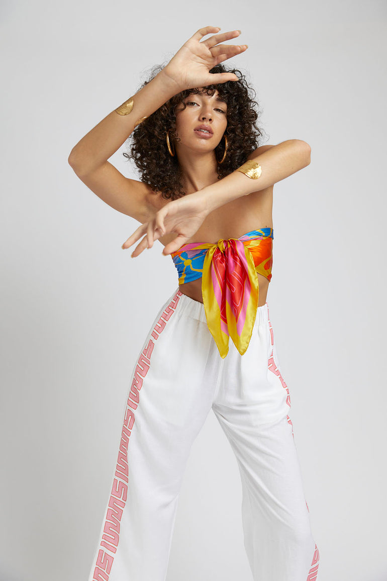 Summi Summi Silk Scarf Melted Blooms
