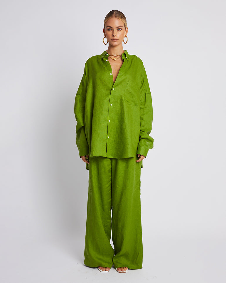 Summi Summi Wide Leg Trousers Olive