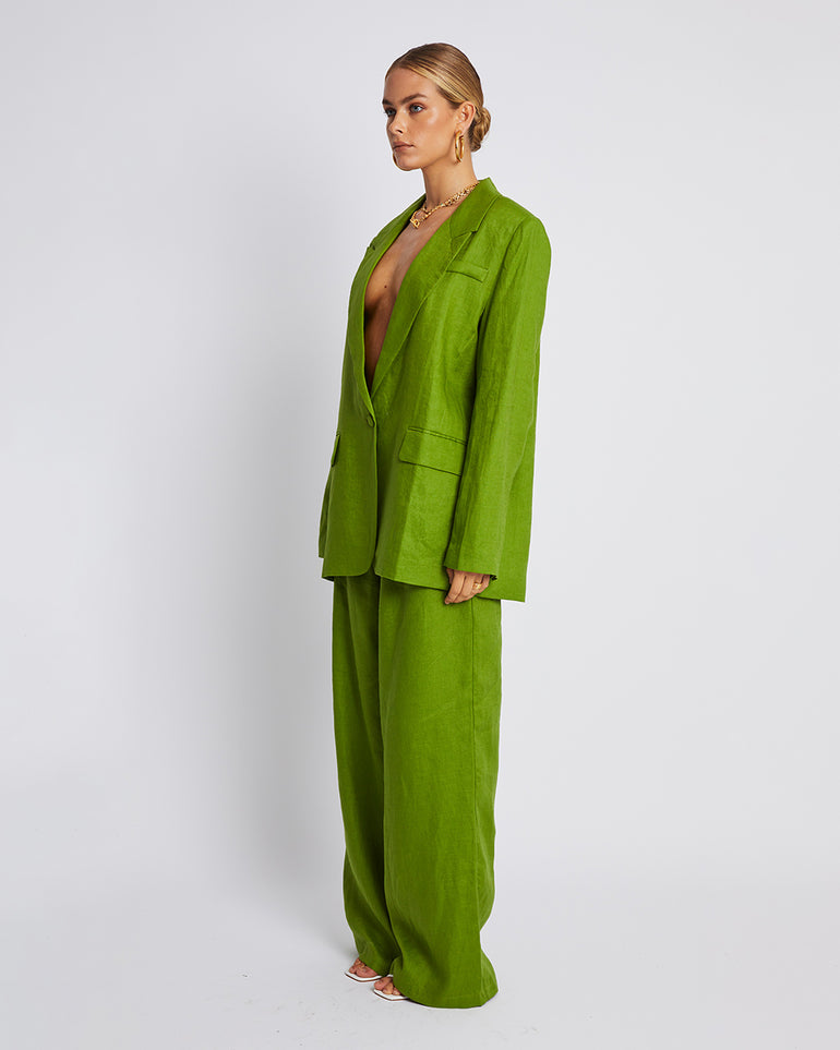 Summi Summi Oversized Blazer Olive