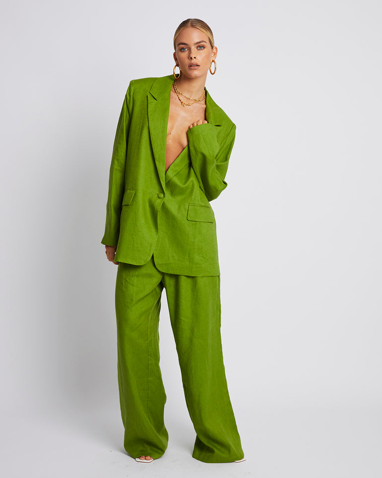 Summi Summi Oversized Blazer Olive