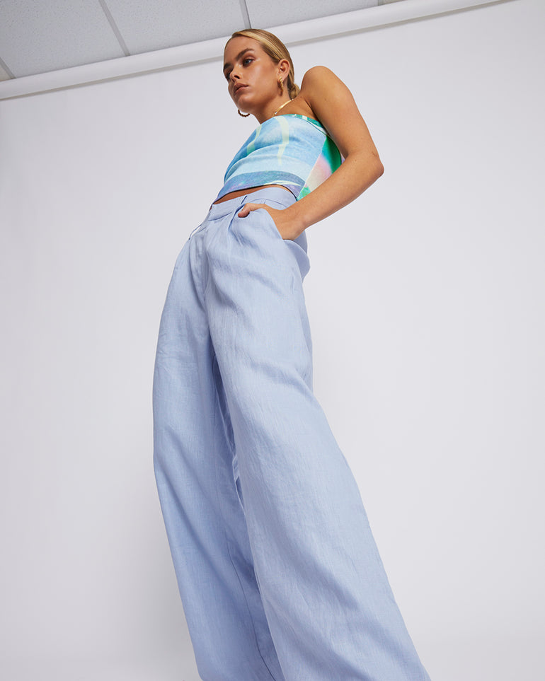 Summi Summi Wide Leg Trousers Alice Blue