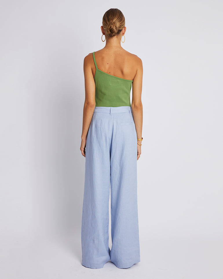Summi Summi One Shoulder Bodysuit Olive