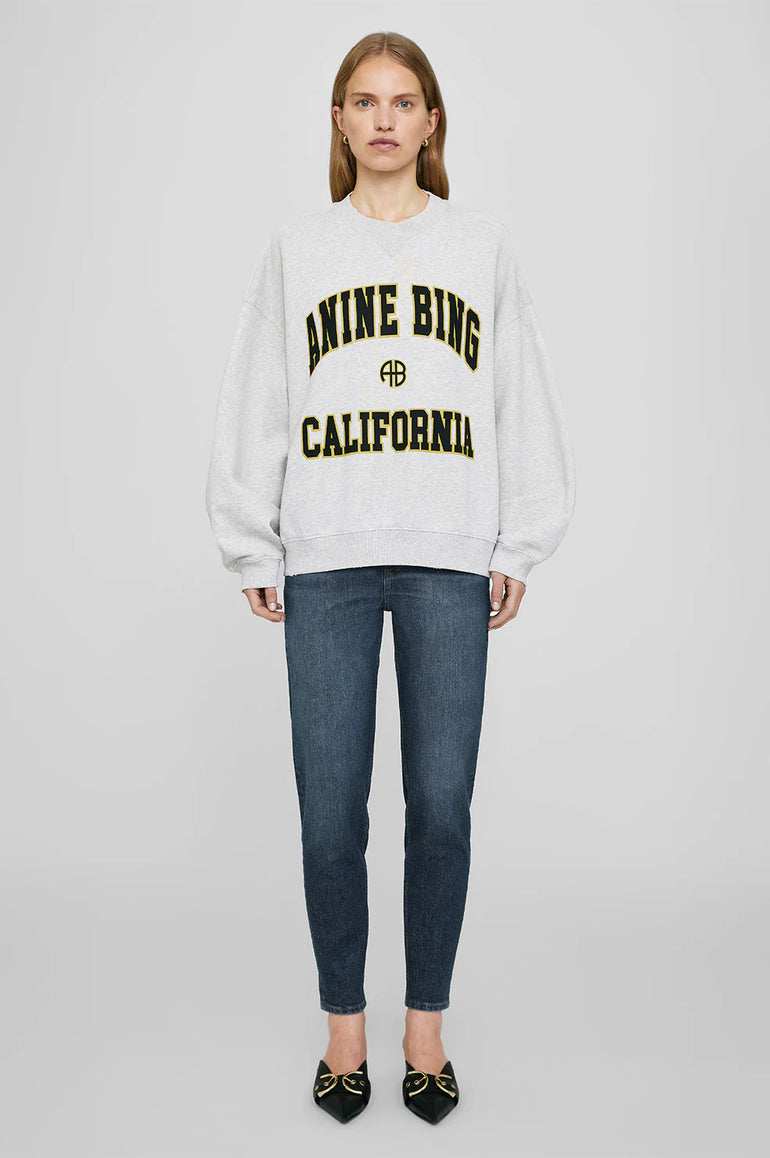 Anine Bing Jaci Sweatshirt Anine Bing California Heather Grey