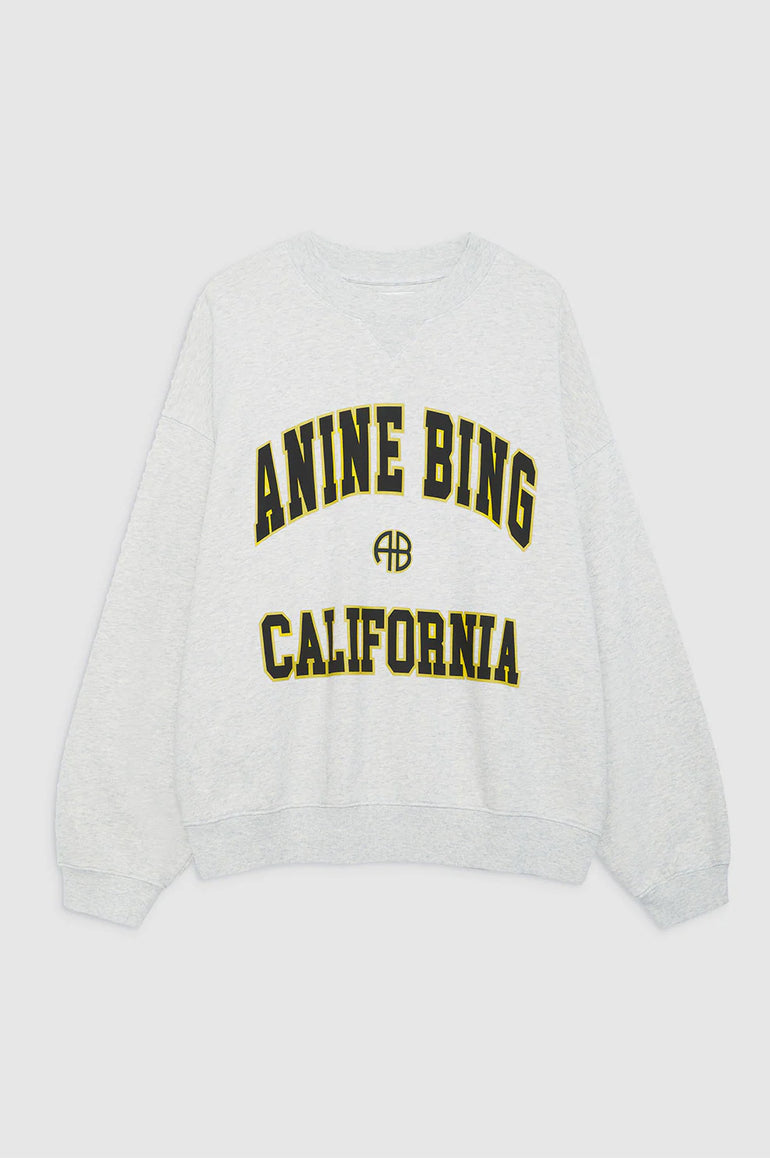 Anine Bing Jaci Sweatshirt Anine Bing California Heather Grey