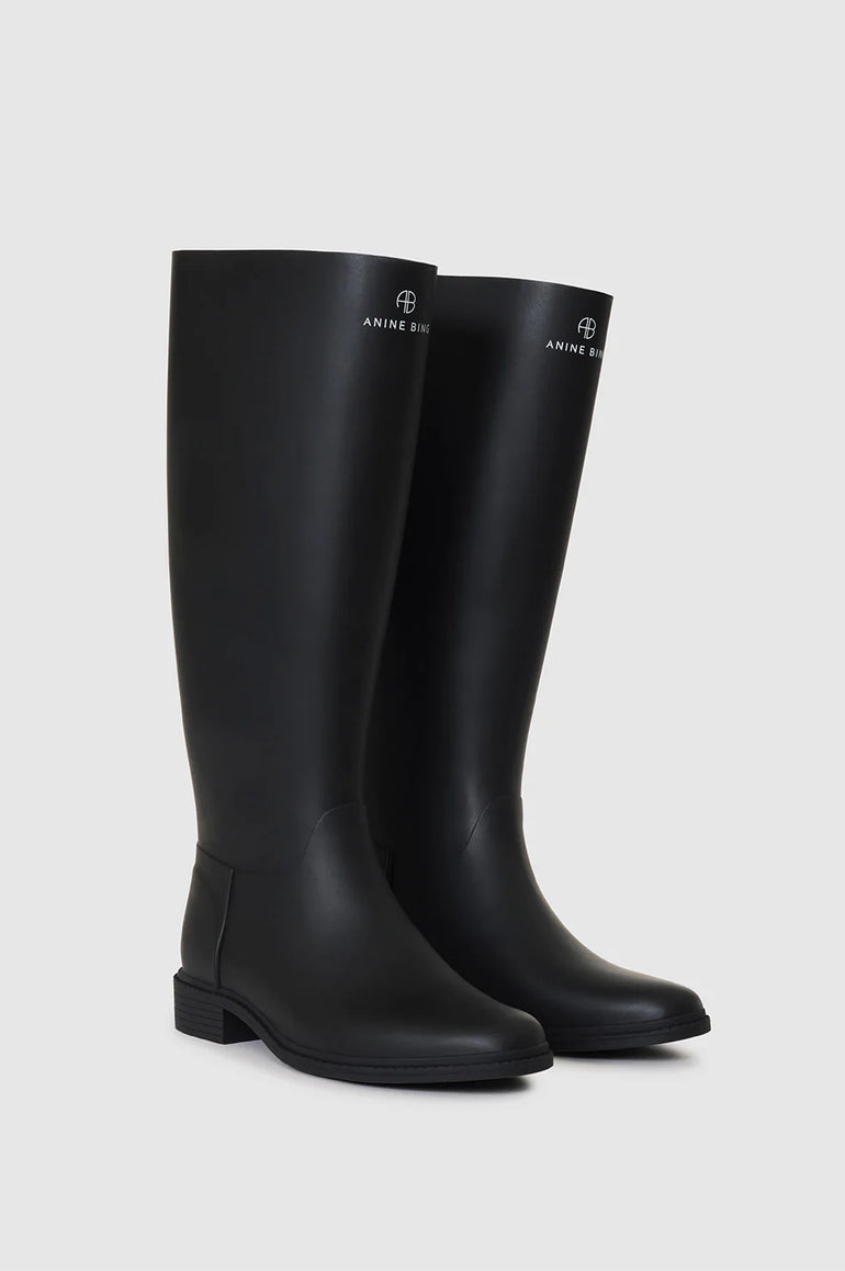 Anine Bing Kari Rain Boots Black