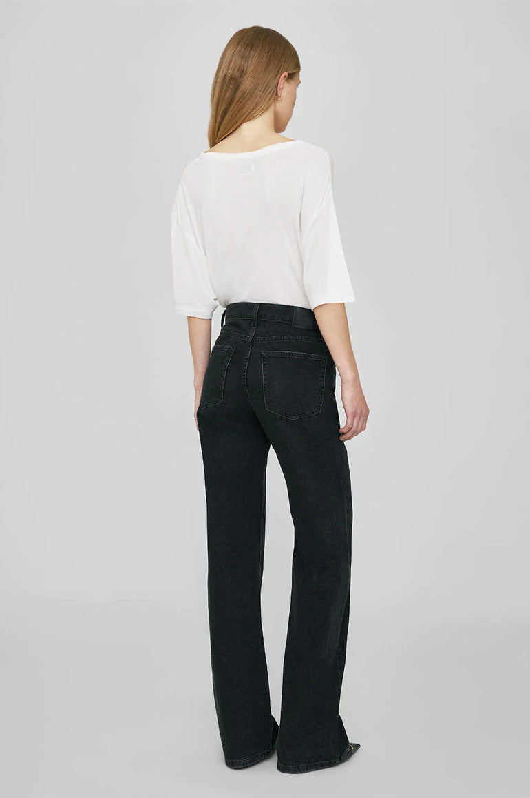 Anine Bing Vale Tee Off White Cashmere Blend
