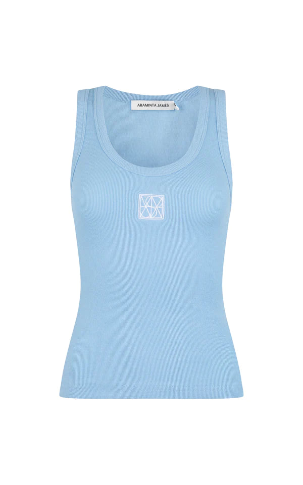 Araminta James Classic Tank Periwinkle