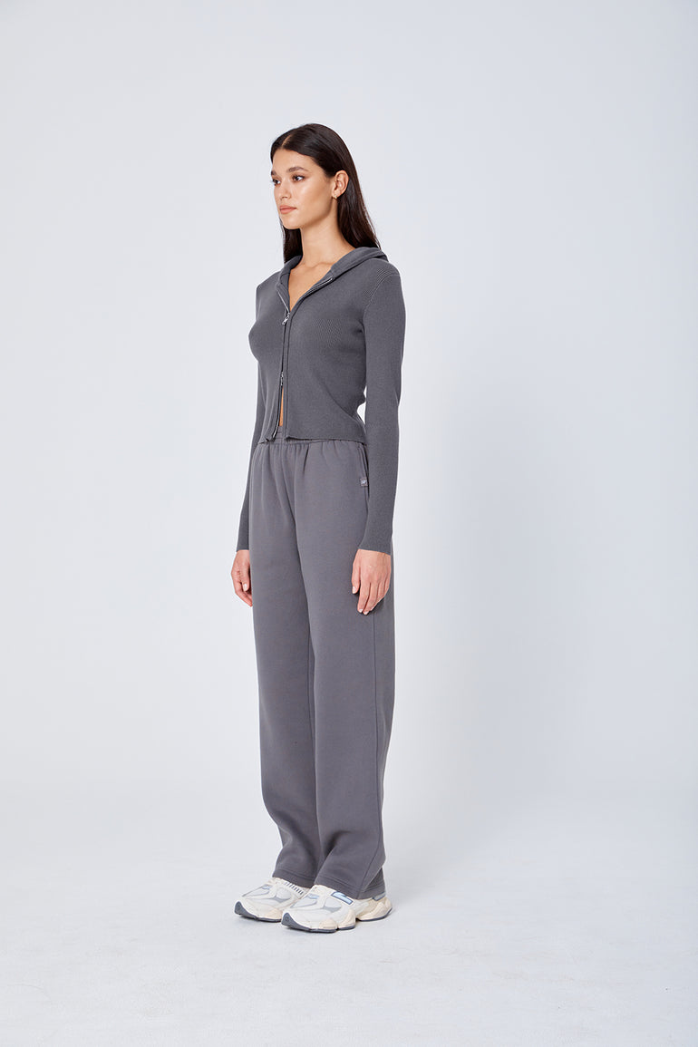 Atoir x Rozalia The Zip Cardigan Stone