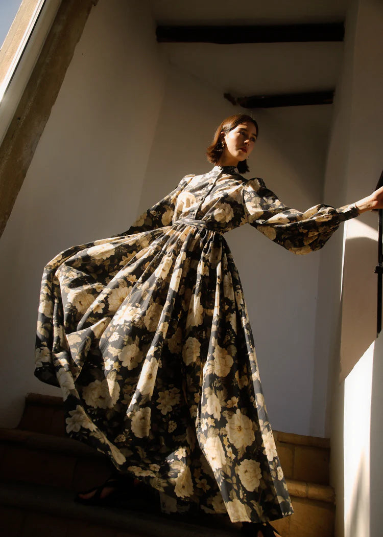 Morton Mac Adele Dress Melrose Floral