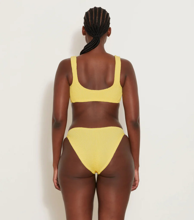 Hunza G Juno Bikini Crinkle Yellow