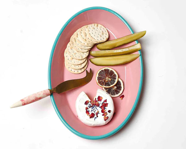 Kip&Co Pink Marble Cheese Knife