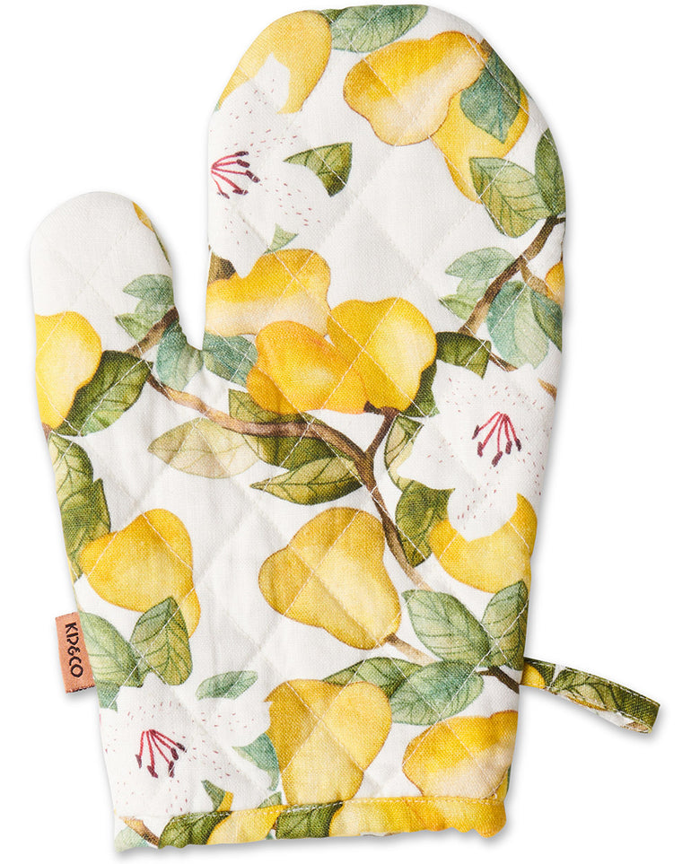 Kip&Co Summer Lily White Oven Mitt