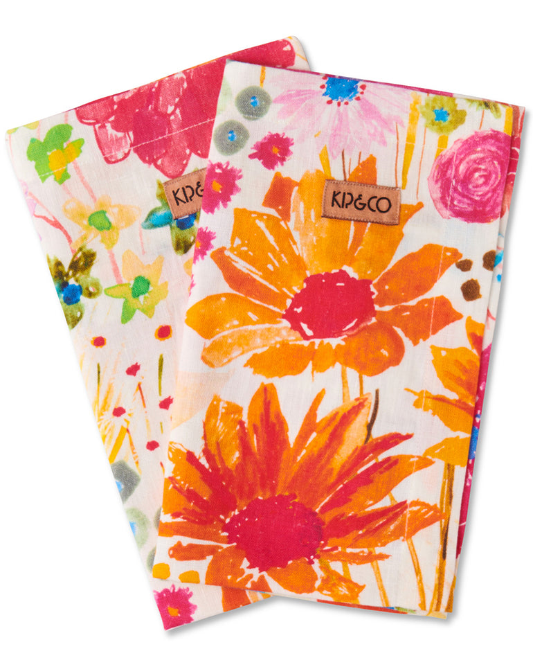Kip&Co Field Of Dreams In Colour Linen 4P Napkin Set