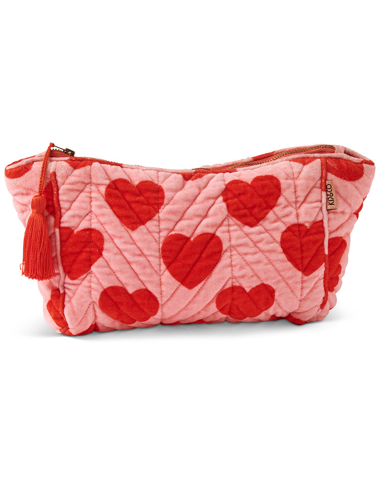 Kip&Co Sweetheart Velvet Toiletry Bag