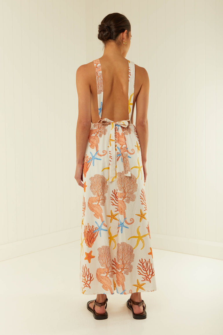 Palm Noosa Meridian Dress Coral
