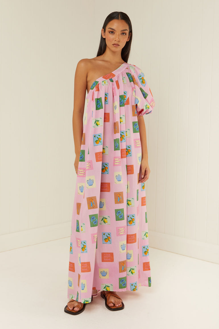 Palm Noosa Lotus Maxi Dress Pink Emblem