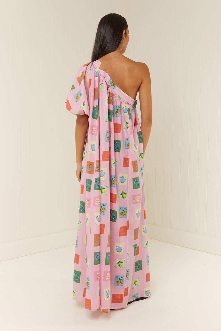 Palm Noosa Lotus Maxi Dress Pink Emblem