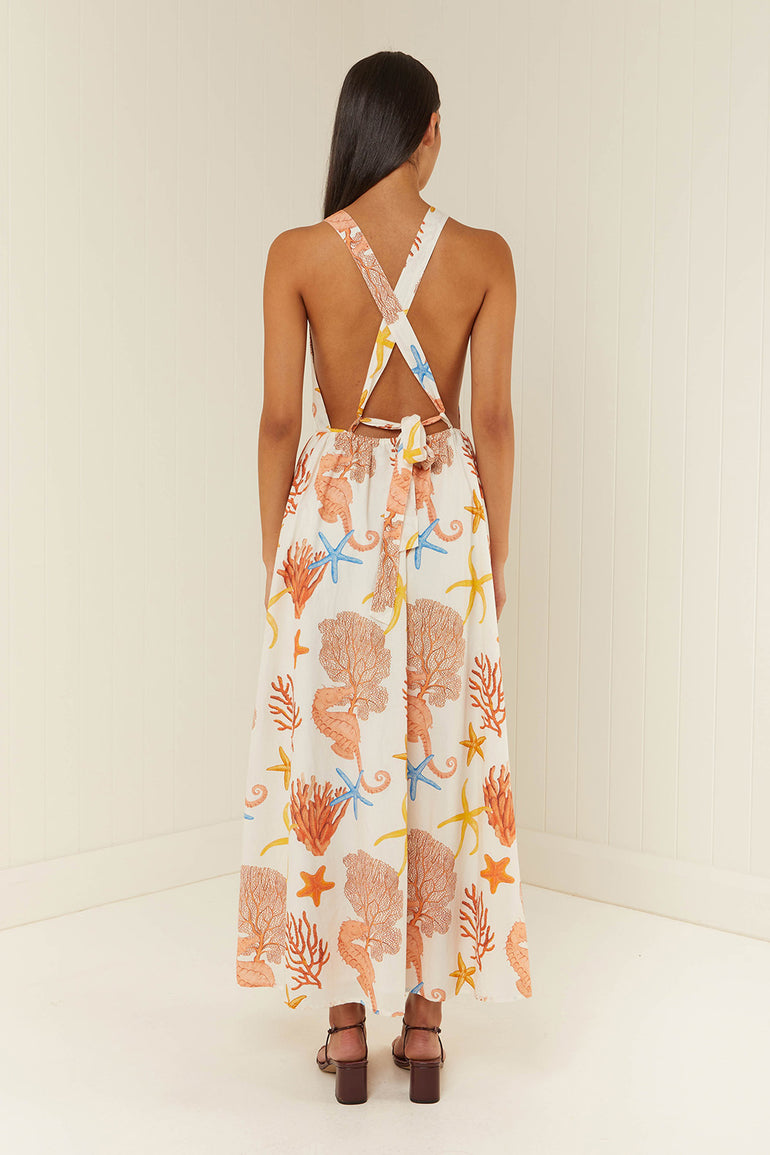 Palm Noosa Meridian Dress Coral