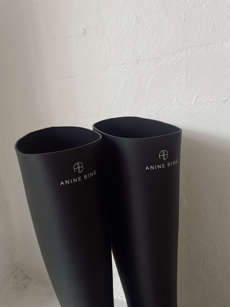 Anine Bing Kari Rain Boots Black