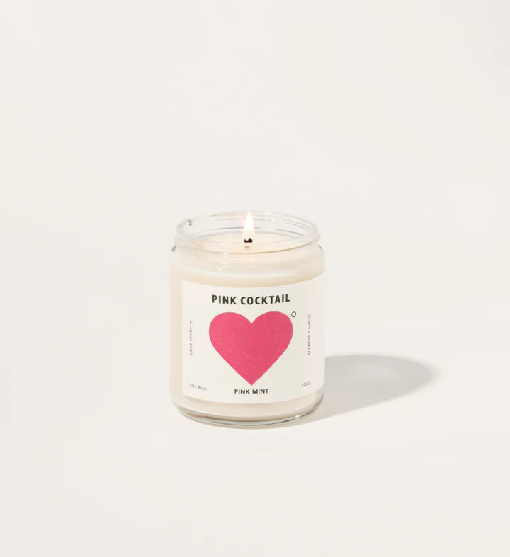 Pinkmint Pink Cocktail Soy Candle 220g