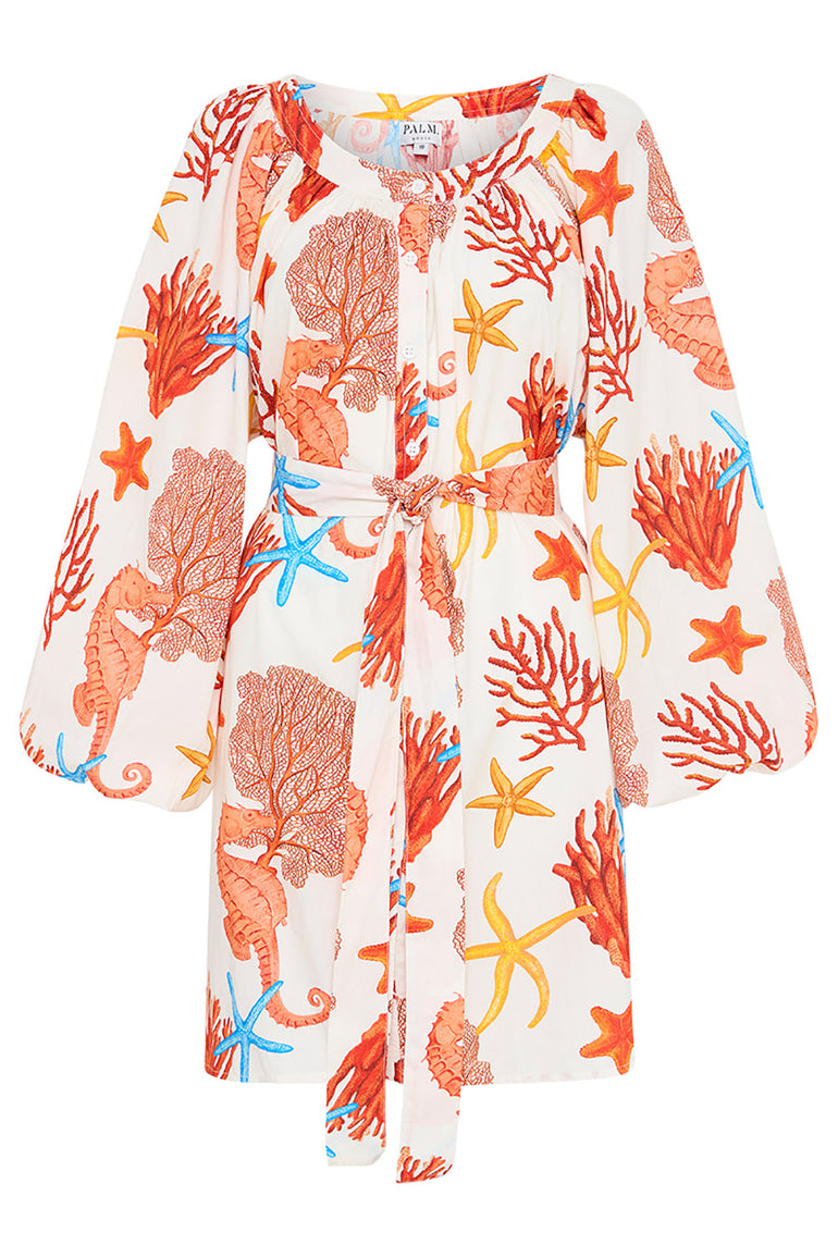 Palm Noosa Sardinia Dress Coral