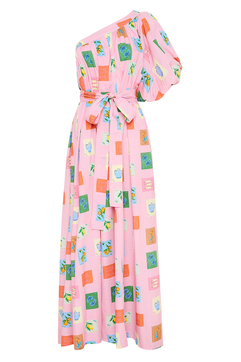 Palm Noosa Lotus Maxi Dress Pink Emblem