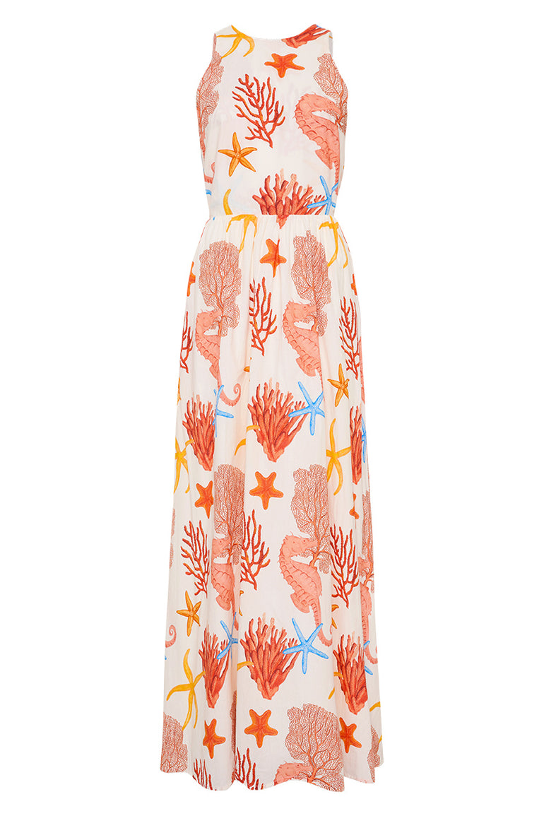 Palm Noosa Meridian Dress Coral
