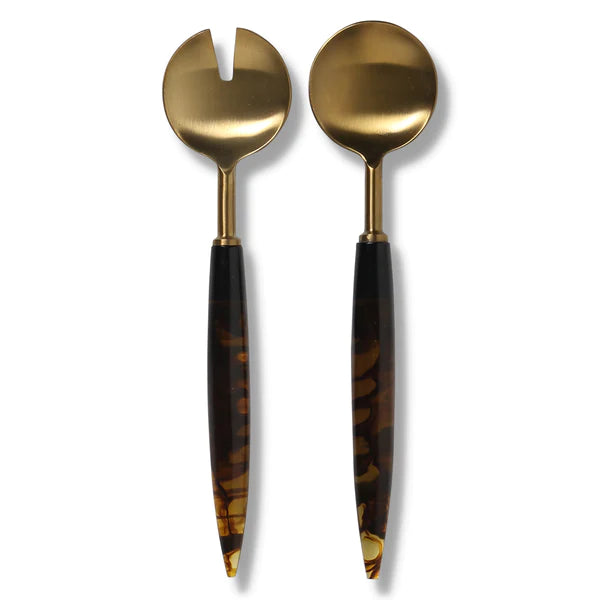 Kip&Co Smokey Amber Salad Servers