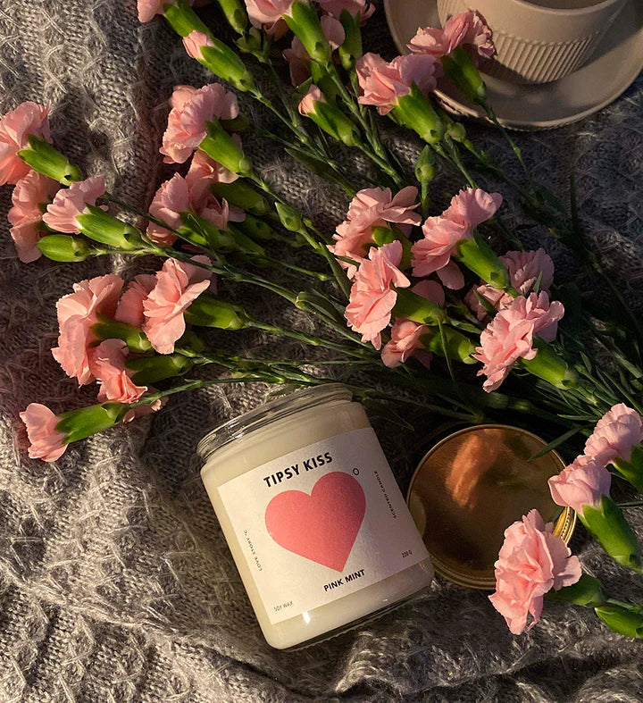 Pinkmint Tipsy Kiss Soy Candle 220g