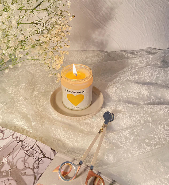 Pinkmint Wild Lemongrass Soy Candle 220g