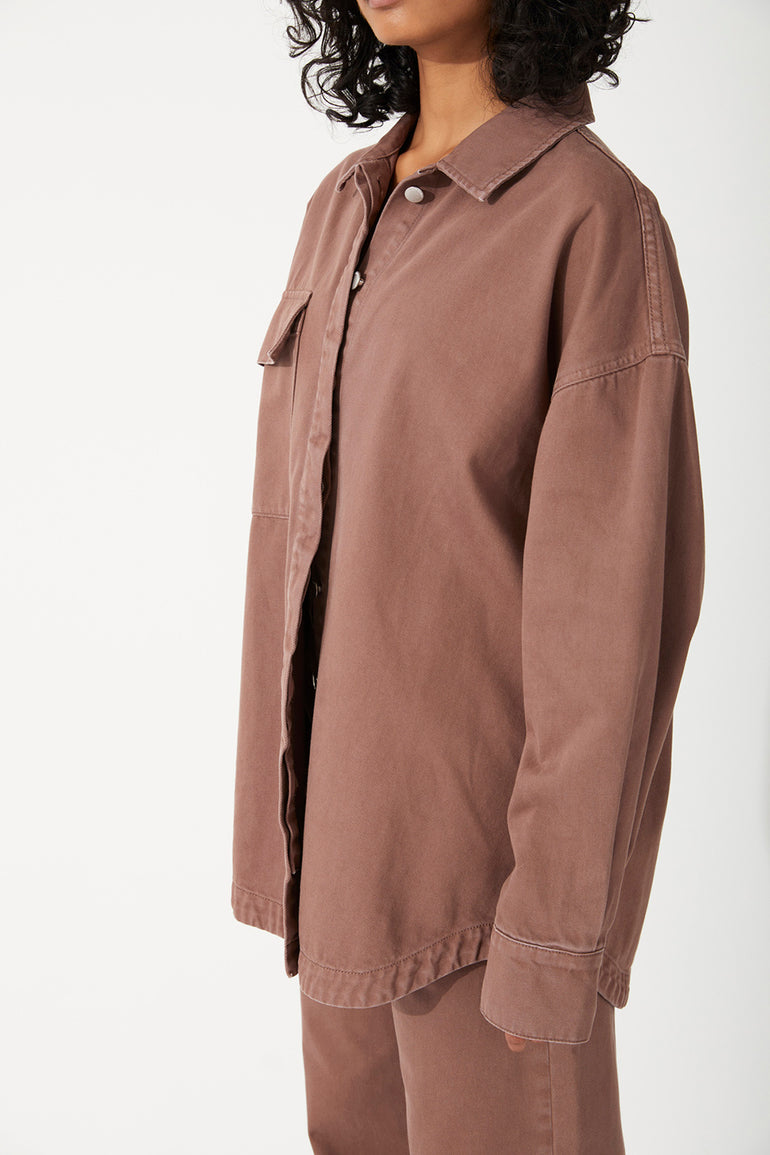 Zulu & Zephyr Chocolate Recycled Cotton Jacket