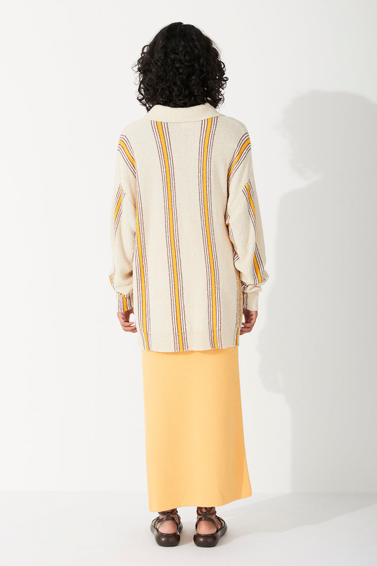 Zulu & Zephyr Mandarin Organic Cotton Blend Knit Skirt
